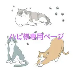 ハピ様専用ページ