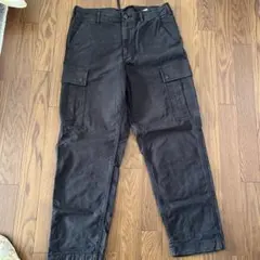黒 カーゴパンツ 4ポケット