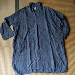 Honnete オネット リネン　プルオーバー シャツブラウス　チュニックのサムネイル