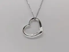 ティファニー Tiffany オープンハートネックレス SV925 社外チェーン