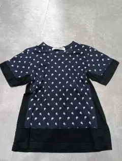コムデギャルソン Tシャツ 紺黒XSのサムネイル