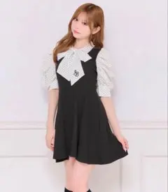 apres jour ボウタイレイヤード風ワンピース♡