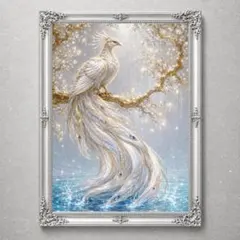 風水開運絵画＊金紫龍螺旋乱舞 月エナジー新月環 金運 仕事発展 くじ運