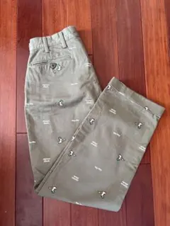 【値下げ】HUMAN MADE ヒューマンメイド 総柄 チノパン Ｓのサムネイル