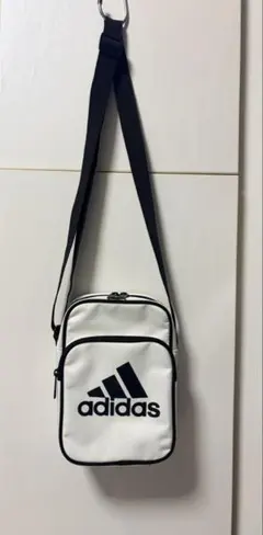 adidas ショルダーバッグ ホワイト ブラック