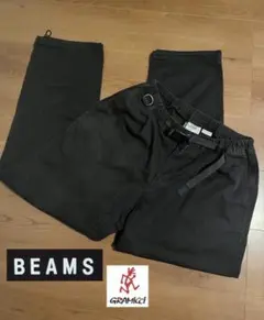 BEAMSグラミチ☺︎ブラックデニムパンツ＊ベルト付きのサムネイル