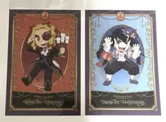 鬼滅の刃ufotablecafeハロウィンポストカード2枚 煉獄杏寿郎嘴平伊之助