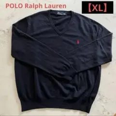 Polo Ralph Lauren 【XL】紺色 /Vネック