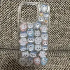 iPhone14pro対応 かわいいキャラクターケース ちいかわ ハチワレ