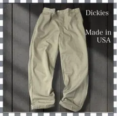1551/Dickiesディッキーズ USA製 圧着タグ ワークパンツ42x32