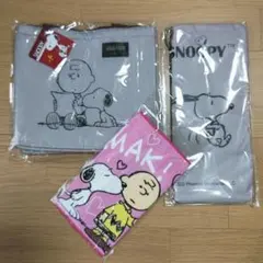 SNOOPY 保冷温バッグ・傘カバー・タオル 3点セット
