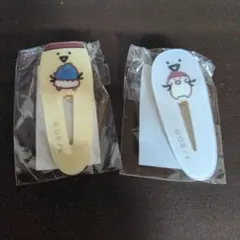 【2点セット】お文具といっしょヘアクリップ　ばぶんぐ
