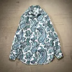 ETRO エトロ 半袖シャツ XL ペイズリー柄 イタリア製 - メルカリ