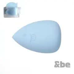 【新品】&be メイクスポンジ アンドビー 限定おさかなライトブルーのサムネイル