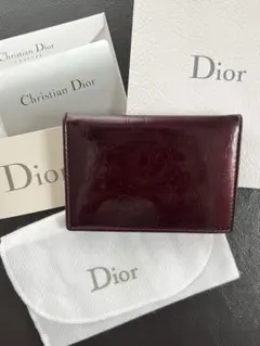 Christian Dior ディオール エナメル トロッター パスケース
