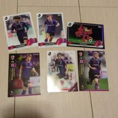 京都サンガF.C. トレーディングカード 6枚セット