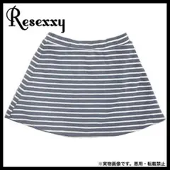 RESEXXYリゼクシー グレー ホワイト ボーダー ミニ スカート
