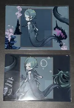 ツイステ ポップアップ A5クリアファイル ジェイド フロイド セット