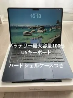 MacBook Air M3 2024 13インチ USキーボード ミッドナイト