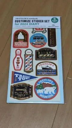 トラベラーズノート　カスタマイズシール 2024ダイアリー用　新品のサムネイル
