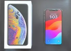 ほぼ新品‼️iPhoneXS SIMフリー64GB+バッテリー100%+ガラス付✨