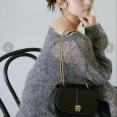 SNIDEL シアーモヘアプルオーバー