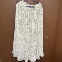 2回のみ着用　B:MING by BEAMS ドット柄 プリーツスカート Mのサムネイル