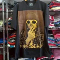 ニルヴァーナ カート・コバーン 両面プリント バンドＴシャツ XL