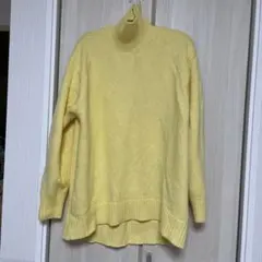 UNIQLO:C イエロー タートルネック ニット