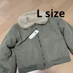 ikka リバーシブルボアブルゾン　ジャンパー　ジャケット　コート