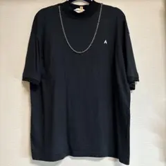 AMBUSH アンブッシュ 黒いチェーン付きTシャツ Aの刺繍