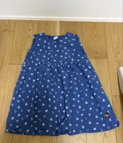 picnic ノースリーブワンピース　ブルーのサムネイル