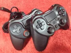 【PS4/PC】背面ボタン ゲームパット ワイヤレスコントローラー 有線＆無線