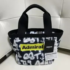 アドミラル　ラウンドバッグ　トートバッグ　ネイビー　タグ付き新品未使用のサムネイル