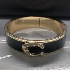 COACHコーチ バングル ブレスレット 黒 ブラックアクセサリー