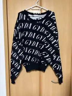 GYDA SLANT PATTERNニットトップス