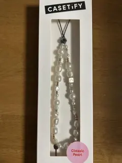 CASETiFY Classic Pearl スマホストラップ