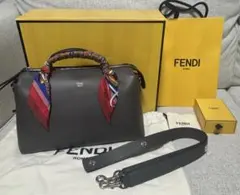 【バンダナ付き】FENDI バイザウェイ ダークグレーミディアム バッグのサムネイル