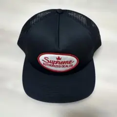 Supreme Authorized Dealer メッシュキャップ ブラック - メルカリ