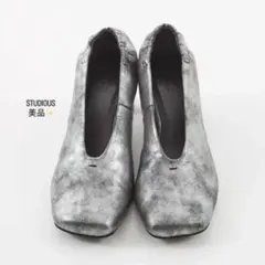STUDIOUS SquareToePumps スクエアトゥパンプス　靴