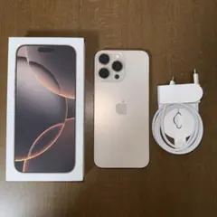 t*n様 箱付き iPhone16ProMax 256GB デザートチタニウム