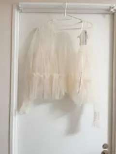 ロペピクニック チュールフリルカーディガン キナリ