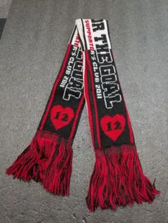 浦和レッズ 応援タオル ミニマフラー　マフラータオル 2011年　赤白黒タオル