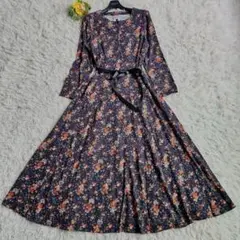 【美品】ローラアシュレイ ウール Aライン ロングワンピース 長袖 日本製 m88355110471_1.jpg?1713362721