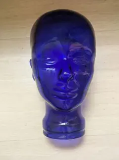 ヴィンテージ ガラス製 マネキン ヘッド ランプ ディスプレイ