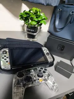 （希少）Switch本体 クリア改造カスタム品　ニンテンドースイッチ