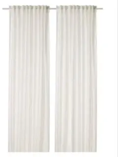 DYTÅG ディトーグ カーテン1組, ホワイト