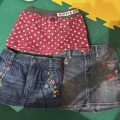 Baby Gap など　スカート3点セット90 100