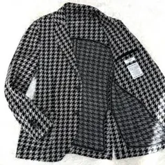 美品✨チルコロ 1901 ハウンドトゥースパターン アルパカ ニットジャケットL