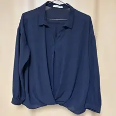 chocol raffine robe ネイビー 長袖シャツのサムネイル